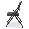 Office Chairs | HON HVL304.VA10.T VL304 250 lbs. Capacity 19 in. Seat Height Mesh Back Nesting Chair - Black (2/Carton) image number 3