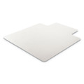 Office Chair Mats | Deflecto CM15113 RollaMat 36 in. x 48 in. Flat Lipped Medium Pile Carpet Frequent Use Chair Mat - Clear image number 1