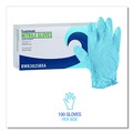 Disposable Gloves | Boardwalk 382SBXA 5 mil. Disposable Examination Nitrile Gloves - Small, Blue (100/Box) image number 4