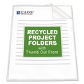 File Folders | C-Line 62127 Heavyweight Poly Project Folders - Letter, Clear (25/Box) image number 2