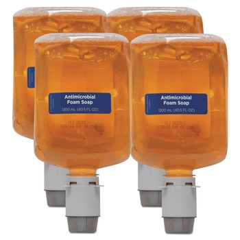 Georgia Pacific Professional 43819 Pacific Blue Ultra 1200 mL Antimicrobial Foam Soap Manual Dispenser Refill - Pacific Citrus (4/Carton)