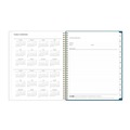 Notebooks & Pads | Blue Sky 131951 11 in. x 8.5 in. 12-Month (Jul 2025-Jun 2026) Bakah Blue Academic Year Weekly/Monthly Planner - Blue/White Cover image number 4