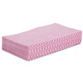 Paper Towels and Napkins | Boardwalk BWK-N8140 12 in. x 21 in. Foodservice Wipers - Pink/White (200/Carton) image number 2