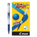 Pens | Pilot 35471 Extra-Fine 0.5 mm Stick Blue Ink VBall Grip Liquid Ink Roller Ball Pen - Blue/White Barrel (1-Dozen) image number 3