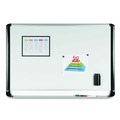 White Boards | MasterVision MVI270201 Gold Ultra 72 in. x 48 in. Magnetic Dry Erase Boards - White Surface/Black Aluminum Frame image number 3