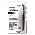 Pens | Pentel K497-A 0.7 mm Oh Medium Retractable Gel Pen - Black Ink/Black Barrel (1-Dozen) image number 0
