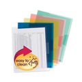 Just Launched | Smead 85750 Poly Organized Up Slash Jackets - Letter, Clear/Trans Assortment (5/Pack) image number 3