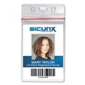 Label & Badge Holders | SICURIX BAU47840 Sealable 2.62 in. x 3.75 in. Vertical Cardholder - Clear (50/Pack) image number 4