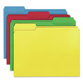 File Folders | Smead 11641 1/3-Cut Tabs: Assorted Letter Size 0.75 in. Expansion Reinforced Top Tab Colored File Folders - Assorted Colors (12/Pack) image number 0