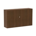 Office Desks & Workstations | Alera VA286015WA 58.88 in. x 15 in. x 35.38 in. Valencia Series 4-Compartment Hutch with Doors - Modern Walnut image number 3