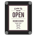Office Presentation Supplies | Deflecto 899102 8.5 x 11 Insert Superior Image Window Display - Clear/Black image number 1
