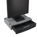 Monitor Stands | Innovera IVR55000 15 in. x 11 in. x 3 in. Basic LCD Monitor/Printer Stand - Charcoal Gray/Light Gray image number 3