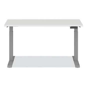Alera ALEHT3SAGBD 60 in. x 24 in. x 30 in. - 49 in. AdaptivErgo Sit-Stand 3-Stage Electric Height-Adjustable Table with Memory Controls - White