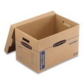 Boxes & Bins | Bankers Box 7710301 SmoothMove 12.25 in. x 18.5 in. x 12 in. Maximum Strength Moving/Storage Boxes - Medium, Brown/Blue (8/Carton) image number 1