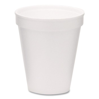 WinCup 221966 8 oz Foam Drink Cups - White (1000/Carton)