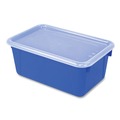 Boxes & Bins | Storex 62406U05C 1 Section 2 Gallon 8.2 in. x 12.5 in. x 11.5 in. Cubby Bin with Lid - Assorted Colors (5/Pack) image number 1