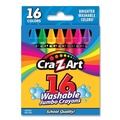 Arts & Crafts Supplies | Cra-Z-Art 1020448 Washable Jumbo Crayons - Assorted Colors (16/Pack) image number 0