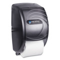 Paper Towels and Napkins | San Jamar R3590TBK 7.5 x 7 x 12.75 Duett Standard Oceans Bath Tissue Dispenser - Transparent Black Pearl image number 1