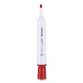Washable Markers | Universal UNV43652 Broad Chisel Tip Dry Erase Marker - Red (1 Dozen) image number 2
