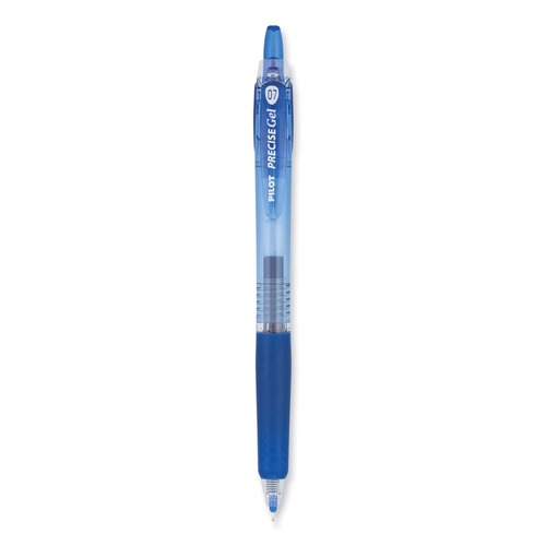 Pens | Pilot 15002 Precise Gel BeGreen Fine 0.7 mm Gel Pen - Blue Ink/Translucent Blue Barrel (1-Dozen) image number 0