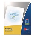 Sheet Protectors | Avery 74101 Letter Size Economy Gauge Top-Load Sheet Protector - Semi-Clear (100/Box) image number 0