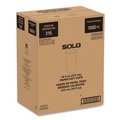 Cups and Lids | SOLO 316RC-PLANET Recycled Content PCF Paper Hot Cups ProPlanet Seal 16 oz White/Blue (1000/Carton) image number 0
