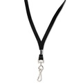 Label & Badge Holders | Advantus 75424 36 in. Long Metal J-Hook Fastener Deluxe Lanyards - Black (24/Box) image number 2