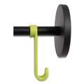 Wall Racks & Hooks | Alba PMSTAN3N 15w x 15d x 69.3h Stan3 8-Knob Steel Coat Rack - Black image number 3