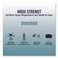 Paper Towel Holders | Papernet 419484 12.4 x 9.3 x 16.5 Hy Tech Manual Towel Dispenser - Black (1/Carton) image number 3