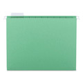 File Folders | Smead 64061 Colored Hanging File Folders, Letter Size, 1/5-Cut Tab, Green, 25/box image number 2