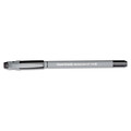 Pens | Paper Mate 9680131 FlexGrip Ultra Fine 0.8 millimeter Stick Recycled Ballpoint Pen - Black Ink/Gray Barrel (1-Dozen) image number 2