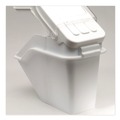 Just Launched | Rubbermaid Commercial FG9G5700WHT ProSave 5.4-Gallon Plastic Shelf Ingredient Bin - White image number 1