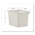 Boxes & Bins | HON HFMBIN12 Flagship 12.75 in. x 16 in. x 12 in. 1 Section Storage Bins - Translucent White image number 2