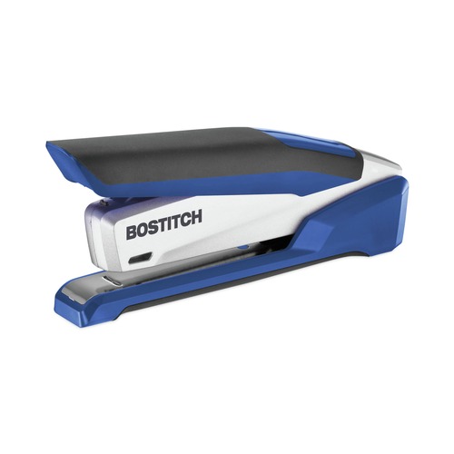 Just Launched | PaperPro 1118 28-Sheet Capacity InPower Spring-Powered Desktop Stapler with Antimicrobial Protection - Blue/Silver image number 0
