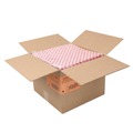 Food Wraps | Paterson WG01008 12 in. x 12 in. Grease-Resistant Food Wrap - Red Check (5000/Carton) image number 1