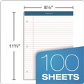 Notebooks & Pads | TOPS 63379 White 8.5 in. x 11.75 in. Sheets Wide/Legal Rule Double Docket Ruled Pads with Extra Sturdy Back (100 Sheets/Pad) image number 2