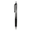Pens | uni-ball 65940 Signo 0.7 mm Retractable Gel Pen - Black Ink/Silver/Black Barrel/Medium (1-Dozen) image number 1
