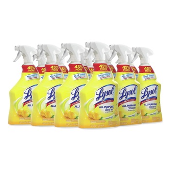 PRODUCTS | LYSOL Brand 19200-75352 32 oz. Spray Bottle Ready-to-Use All-Purpose Cleaner - Lemon Scent (12/Carton)