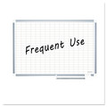 White Boards | MasterVision MA0392830 36 in. x 24 in. Gridded Magnetic Steel Dry Erase Project Planning Board - White Surface, Satin Aluminum Frame image number 5