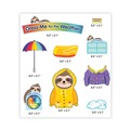 Bulletin Boards | Carson-Dellosa 110487 54-Piece 23.5 in. x 7.5 in. Dress Me for the Weather Curriculum Bulletin Board Set - Multicolor image number 5