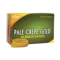 Rubber Bands | Alliance 20325 0.04 in. Gauge, Pale Crepe Gold Rubber Bands - Size 32, Crepe (1100-Piece/Box) image number 1