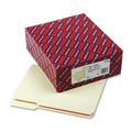File Folders | Smead 10434 0.75 in. Expansion Reinforced 1/3-Cut Tab 14-pt Manila File Folders - Letter Size/Manila (100/Box) image number 0