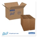  | Scott 98200 17 in. x 14.63 in. 1/8-Fold 2-Ply Dinner Napkins - White (10/Carton) image number 3