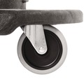 Just Launched | Rubbermaid Commercial FG264600BLA 20.25 in. x 45 in. x 8 in. 300 lbs. Capacity 2-Container Tandem Dolly - Black image number 3