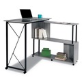 Office Electronics & Batteries | Safco 1904GR Mood Standing Height Desk 53.25-in X 21.75-in X 42.25-in Gray image number 1