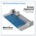 Arts & Crafts Supplies | Dahle 507 8.25 x 17.38 Rolling/Rotary 7-Sheet Paper Trimmer/Cutter image number 2