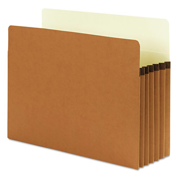 Smead 73240 5.25 in. Expansion SuperTab Pockets - Letter Size/Redrope (10/Box)