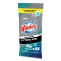 Cleaning & Disinfecting Wipes | Windex 319248 1 Ply 7 in. x 10 in. Neutral Scent Electronics Cleaner - White (12 Packs/Carton) image number 2