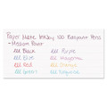 Pens | Paper Mate 1945932 InkJoy 100 Medium 1 millimeter Stick Ballpoint Pen - Assorted Ink/Barrel Colors (1-Set) image number 9