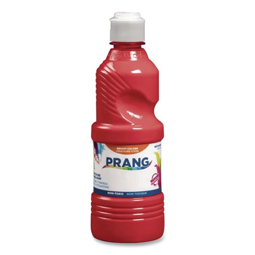 Clearance Center | Prang X21601 16 oz. Dispenser-Cap Bottle Ready-to-Use Tempera Paint - Red image number 0